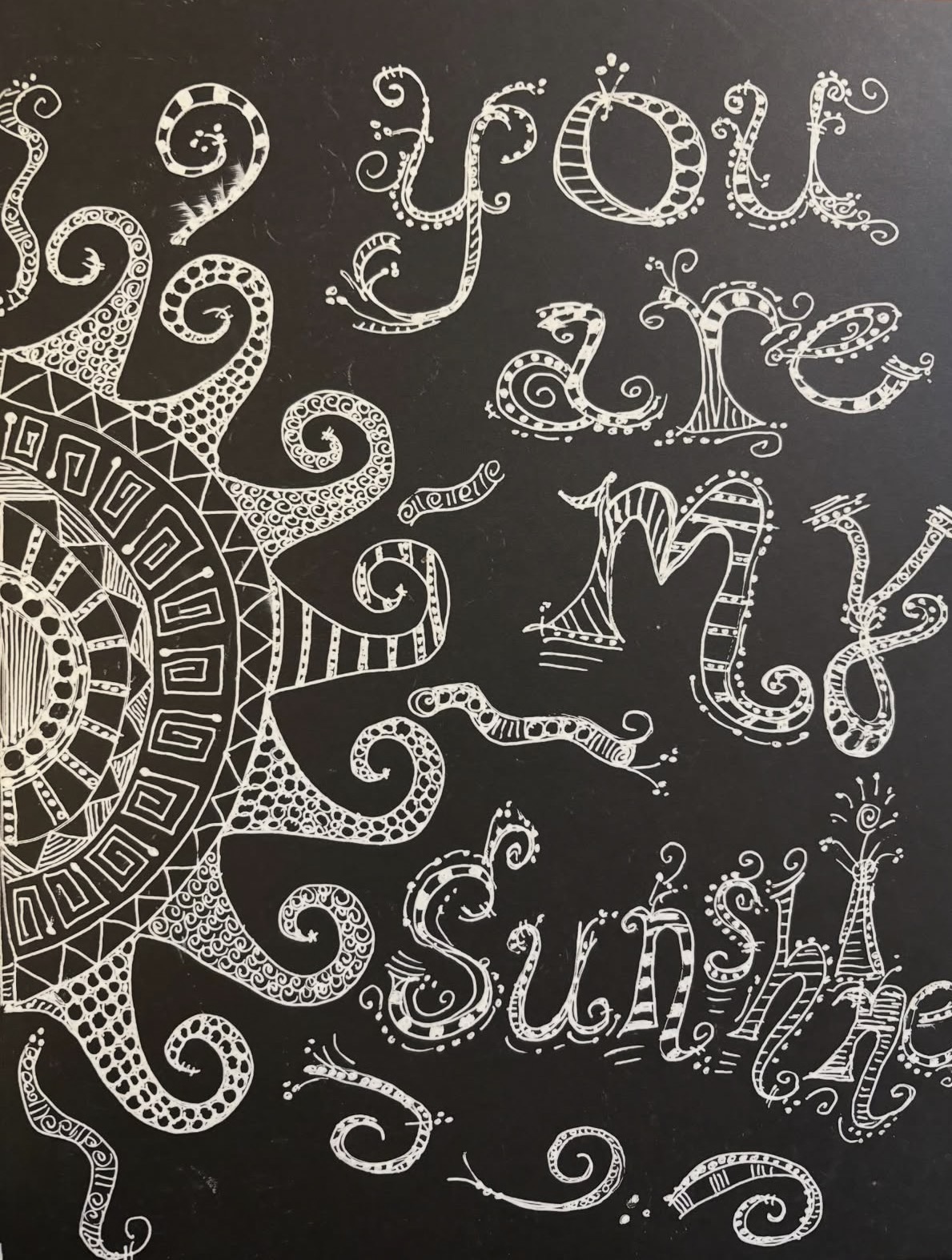 You Are My Sunshine artwork by Roxie F. Goynes